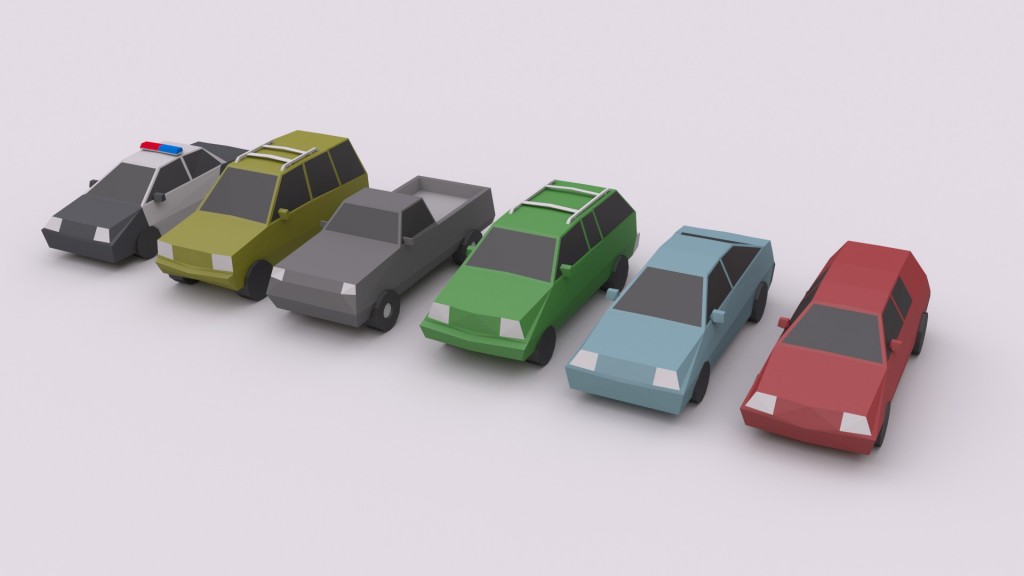 geometric Vehicles Pack Light preview image 1